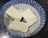 Hình bước làm 1 của món Mousse hoa đậu biếc