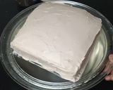 A picture of step 12 of New Year chocolate Cake 2023.