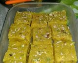 A picture of step 11 of Moongdaal burfi.