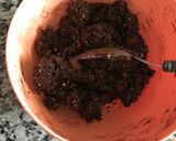 A picture of step 3 of Chocolate Covered Mini Oatmeal Treats.