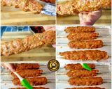 A picture of step 4 of Turkish Chicken Adana Kabaabs In Oven And On Skillet.