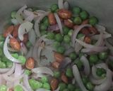 A picture of step 4 of Ragi pulao.