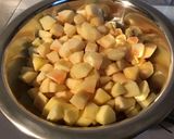 Une image de l'étape 3 de Tarte pommes, caramel, orange et fruits secs (pâte brisée aux fruits secs).