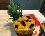 Une image de l'étape 9 de Salade d ananas à l orange et mûres du jardin.