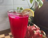 Gambar langkah 4 resipi Jus Buah Naga.