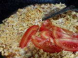Mie telur becek