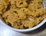 A picture of step 8 of Moong dal halwa.