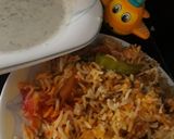 A picture of step 4 of Sindhi biryani.