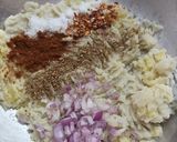 A picture of step 2 of Sweet potato tikki.
