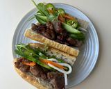 A picture of step 4 of Vietnamese Grilled Pork Bánh Mì.