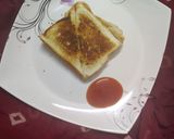 A picture of step 3 of Bombay sandwich.