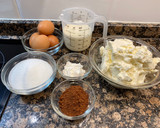 Foto del paso 1 de la receta: Pastel de queso “cebra”