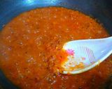 A picture of step 8 of Palak paneer.