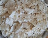 A picture of step 1 of Papad nu Chavanu Khambhat Special.
