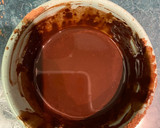 Foto del paso 2 de la receta: Frambuesas congeladas bañadas en chocolate (vegano y saludable)