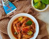 Foto langkah ke 6 dari resep Cumi Balado Santan.