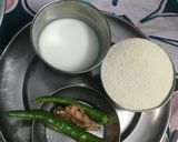 A picture of step 1 of Leftover Rice idli.