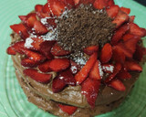Foto del paso 7 de la receta: Torta de chocolate con Mousse de chocolate y frutillas frescas!!