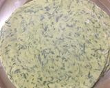 A picture of step 4 of Palak Paratha.