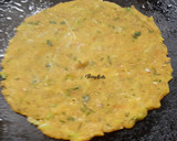 A picture of step 3 of Multigrain Dudhi Thepla.