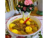 Foto langkah ke 5 dari resep Gulai Daging Sapi mix Telur Puyuh.