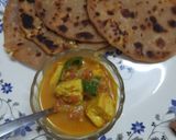 A picture of step 6 of Whole wheat paneer paratha.