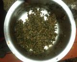 A picture of step 7 of "Mboga" with some mince meat.
