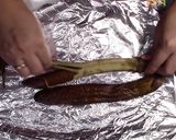 A picture of step 1 of Meaty Eggplant Omelette (Tortang Talong with Giniling).