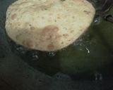 A picture of step 3 of Aloo Palak Puri with Chana Masala jhor.