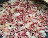 Foto del paso 5 de la receta Contramuslos de pollo con bechamel de espinacas y jamón serrano