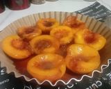 Foto del paso 5 de la receta: Torta invertida de duraznos