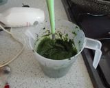 A picture of step 1 of Zucchini Noodles with Spinach Pesto.