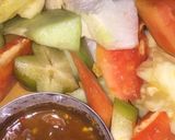 Foto langkah ke 3 dari resep Rujak Buah segar.