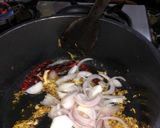 A picture of step 5 of Mewadi Dal.
