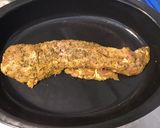Une image de l'étape 6 de Filet mignon aux pommes caramélisées du jardin (marinade miel,herbes et épices).