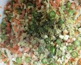 A picture of step 3 of Veg. Manchurian.