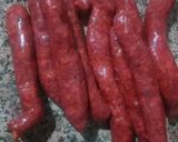 Une image de l'étape 1 de Aaja aux saucisses.