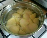 A picture of step 1 of Vickys Sunday Roast Potatoes, GF DF EF SF NF.