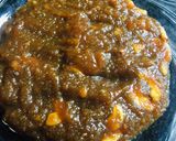 A picture of step 4 of Alovera halwa.