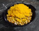A picture of step 4 of Chatapata Bhel.