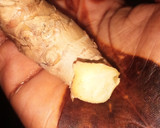 A picture of step 1 of Agwaluma mocktail.