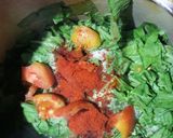 A picture of step 4 of Sarson ka saag.