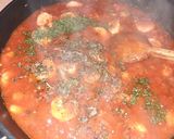 Lecsós fűszeres garnéla (spagettivel) recept fázis 2 fotója