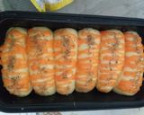 Foto langkah ke 6 dari resep Roti Sobek Sosis.