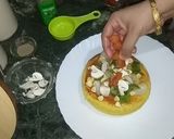 A picture of step 11 of Pizza Dhokla.