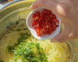 A picture of step 5 of Spicy and Sour Chinese Potato Salad.