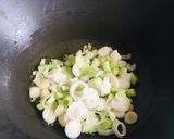 A picture of step 1 of Soft Tofu Cubes Vegetable Thukpa.