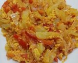 Tojásos lecsó recept fázis 6 fotója