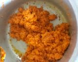 A picture of step 1 of Gajar ka Halwa.