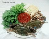 Hình bước làm 1 của món Canh Cua"Lẩu Cua" 꽃게탕